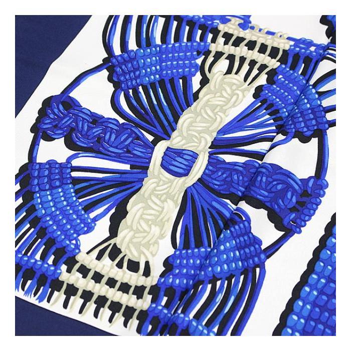 在庫処分大 SALE 激レア 希少 エルメス HERMES カレ90『MACRAME 