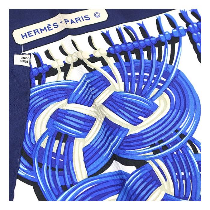 HERMES 在庫処分大 SALE 激レア 希少 エルメス カレ90『MACRAME 