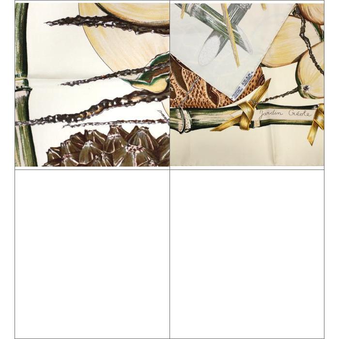 HERMES SALE エルメス カレ90 大判スカーフ『Jardin Creole