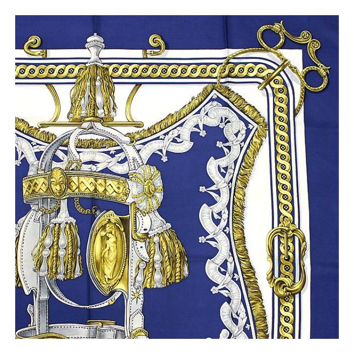 エルメス カレ 85 スカーフ BRIDE DE COUR 法廷の勒 レア-