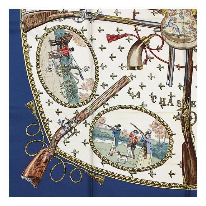 HERMES（エルメス） SALE カレ90 LA CHASSE A TIR 激レア希少