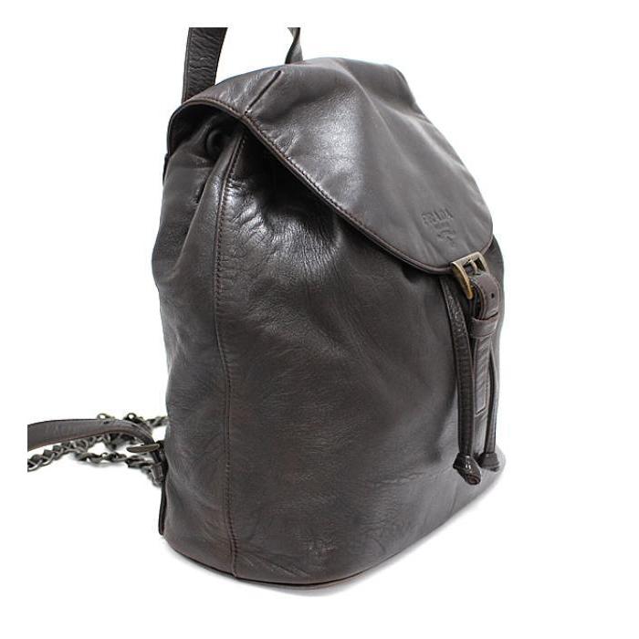 [希少]　PRADA ヴィンテージ　レザーリュック 希少] PRADA ヴィンテージ レザーリュック ☆希少☆PRADAプラダ