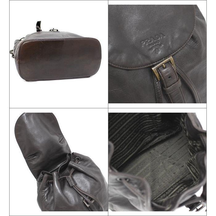 [希少]　PRADA ヴィンテージ　レザーリュック PRADA - 美品 プラダ オールレザー リュックの通販 by