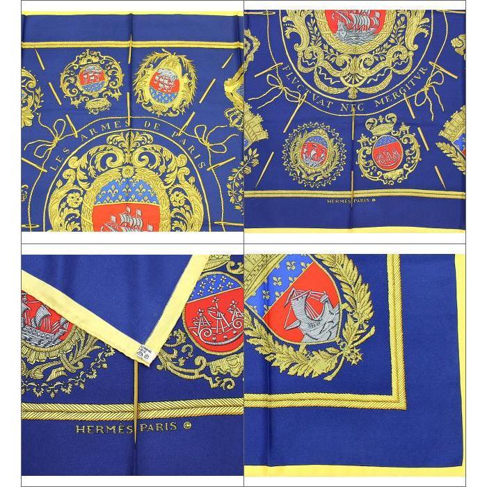 【美品】HERMES ARMES DE CHASSE カレ90 エルメス(HERMES)エルメス カレ90 CHASSE au BOIS スカーフ 衣料品