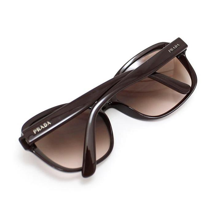 PRADA（プラダ） サングラス プラスチック×金属 ブラウン 茶系 SPR18Q