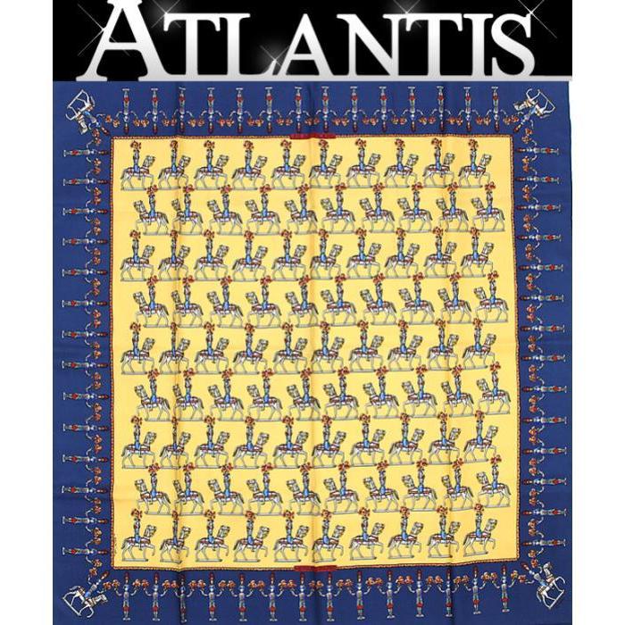 在庫処分 大SALE 希少 エルメス HERMES カレ90『LES ARTIFICIERS』大判
