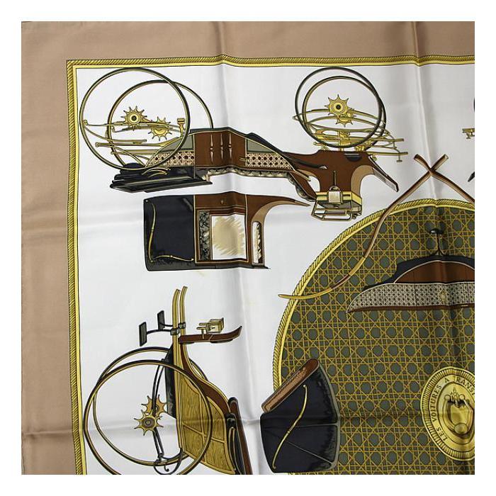 HERMES（エルメス） SALE カレ90『LES VOITURES A TRANSFORMATION