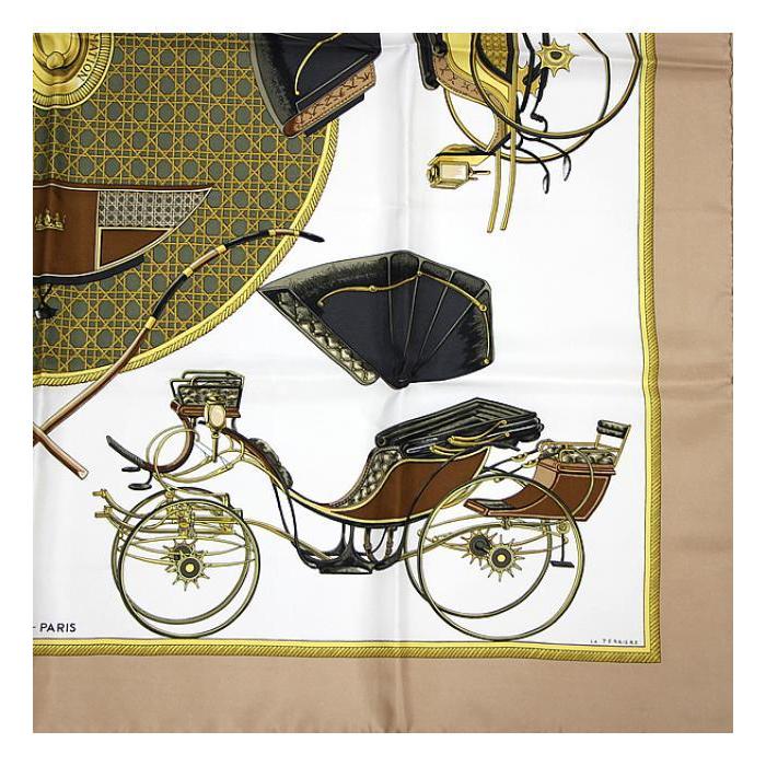 HERMES（エルメス） SALE カレ90『LES VOITURES A TRANSFORMATION
