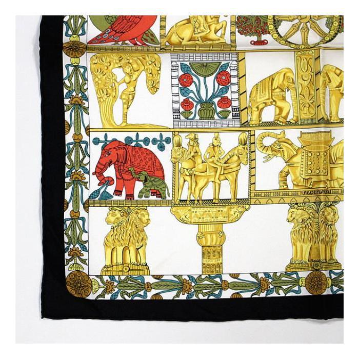 HERMES（エルメス） SALE 美品 カレ40『TORANA 塔門』スカーフ