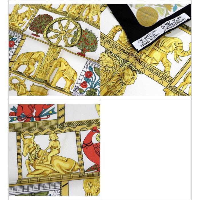 HERMES（エルメス） SALE 美品 カレ40『TORANA 塔門』スカーフ