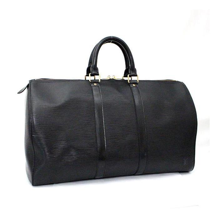 【即購入可】ルイヴィトン　ボストンバック　キーポル　ノワール　エピ　レザー SALE ルイヴィトン LOUIS VUITTON キーポル45 ボストンバッグ エピ
