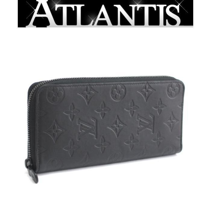 ルイヴィトン シャドウ 長財布 ヴェルティカル ブラック 黒 SALE ルイヴィトン LOUIS VUITTON ジッピーウォレット ヴェルティカル