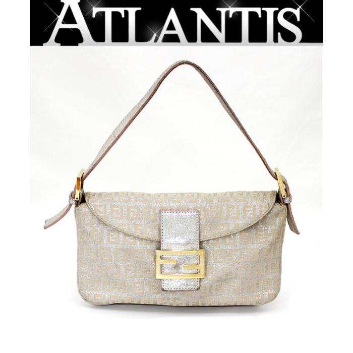フェンディ FENDI マイクロズッカ柄 マンマバケット ハンドバッグ