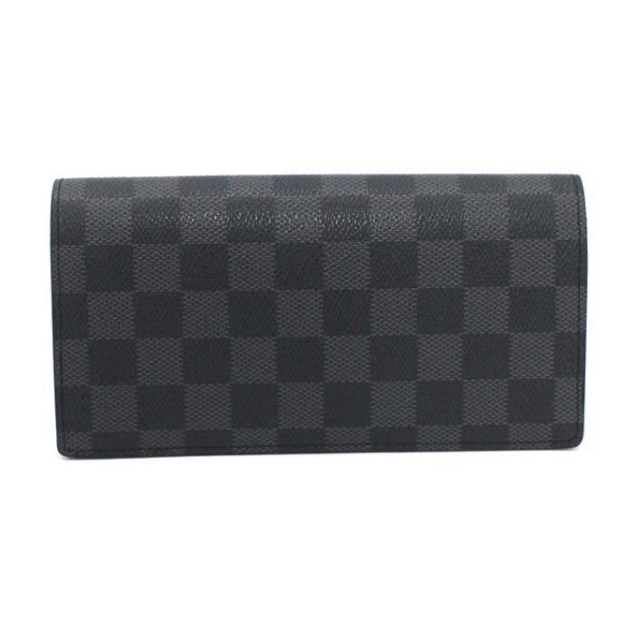 極美品 ルイヴィトン LOUIS VUITTON ポルトフォイユブラザ 二つ折り長 