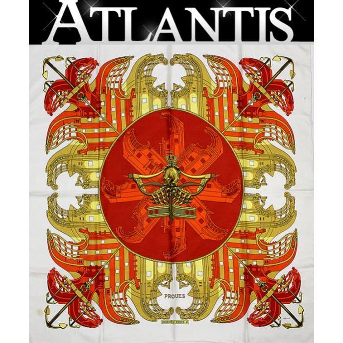 HERMES エルメス カレ90 プロテウス PROUES スカーフ タグあり HERMES（エルメス） SALE レア 希少 カレ90『PROUES プロテウス』大判