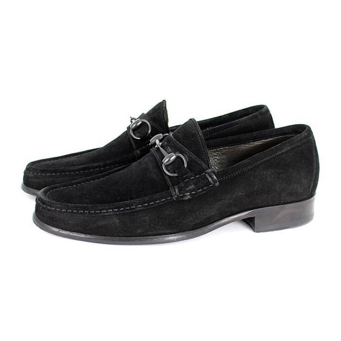 GUCCI ローファー GUCCI（グッチ） スリッポン ビット金具 ローファー 39 1/2 黒