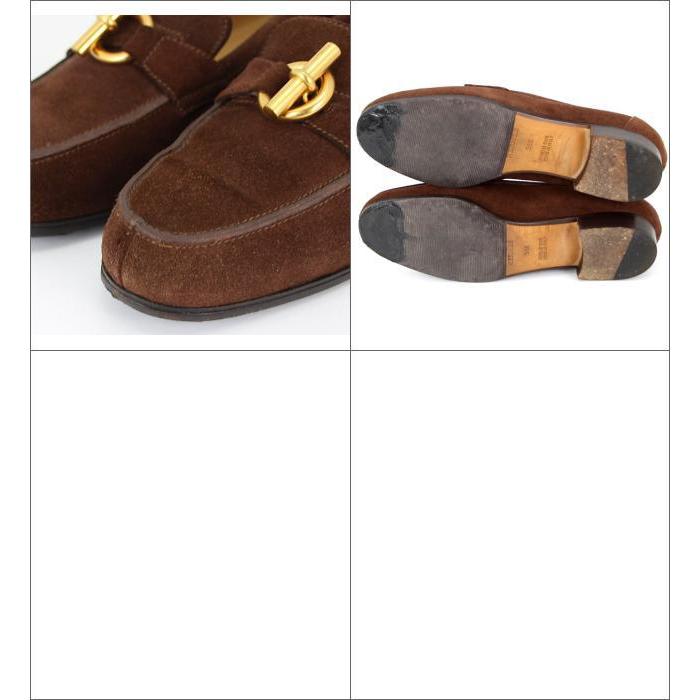 HERMES 美品 エルメス シェーヌダンクル スウェード ローファー size36 