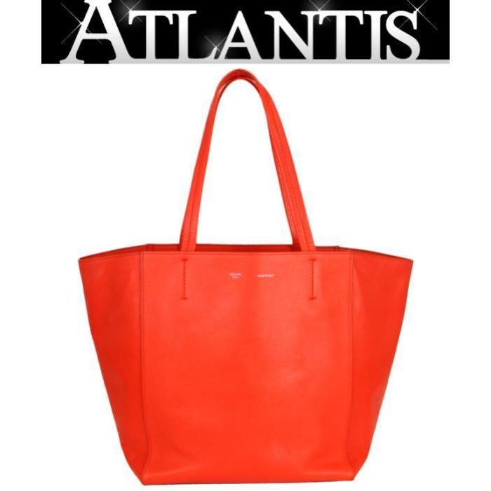 CELINE（セリーヌ） SALE カバファントム トートバッグ レザー 赤