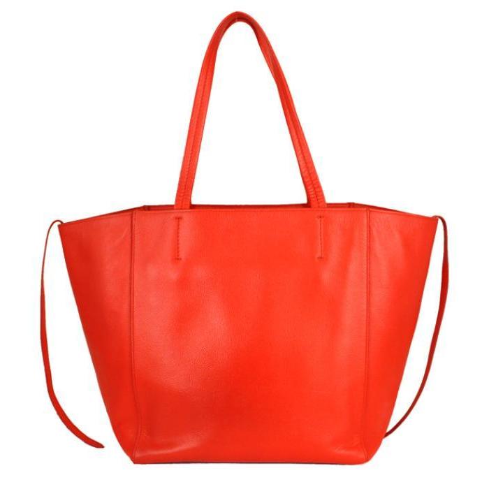 CELINE（セリーヌ） SALE カバファントム トートバッグ レザー 赤