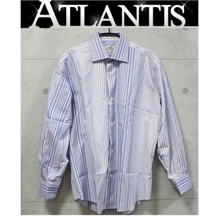 HERMES（エルメス） SALE 美品 ストライプ柄 シャツ メンズ セリエ