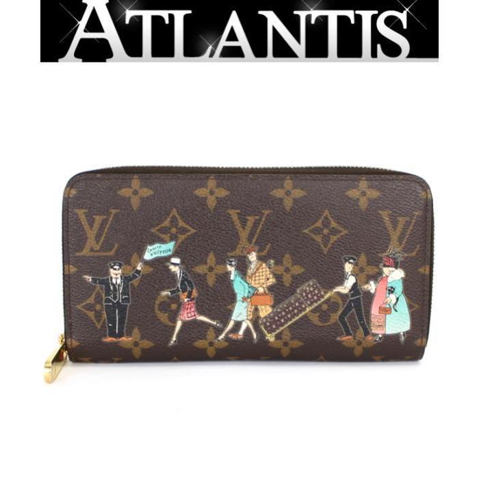 ルイヴィトン ジッピーウォレット モノグラム イリュストレ ローズ M60291 ルイヴィトン LOUIS VUITTON ジッピーウォレット ローズ モノグラム