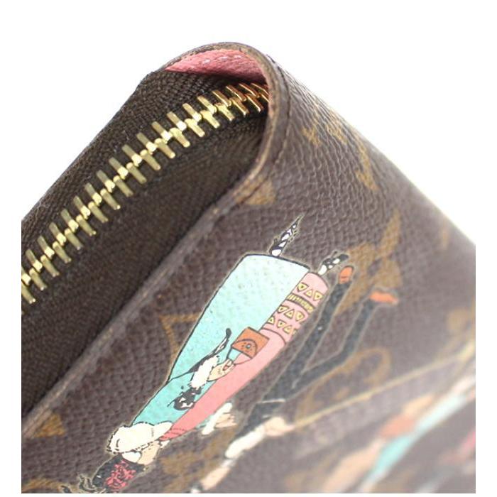 ルイヴィトン LOUIS VUITTON ジッピーウォレット ローズ モノグラム