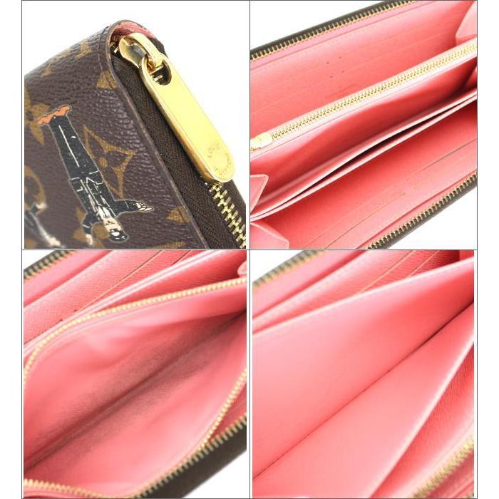 ルイヴィトン LOUIS VUITTON ジッピーウォレット ローズ モノグラム