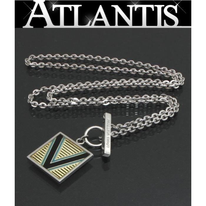 ルイヴィトン LOUIS VUITTON パンダンティフ プレートネックレス