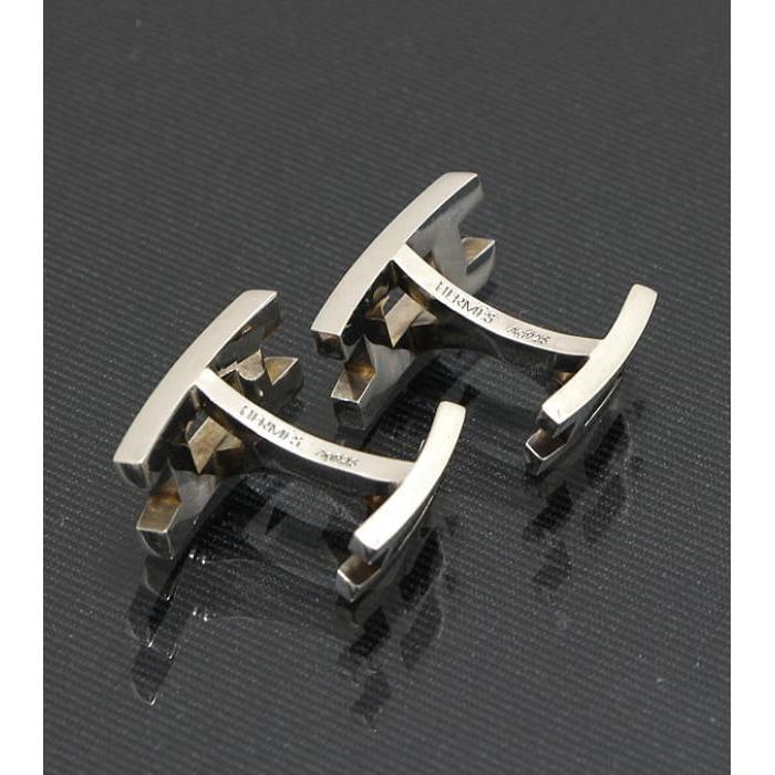 エルメス、舵輪と錨デザインのカフリンクス 3ペア エルメス、舵輪と錨