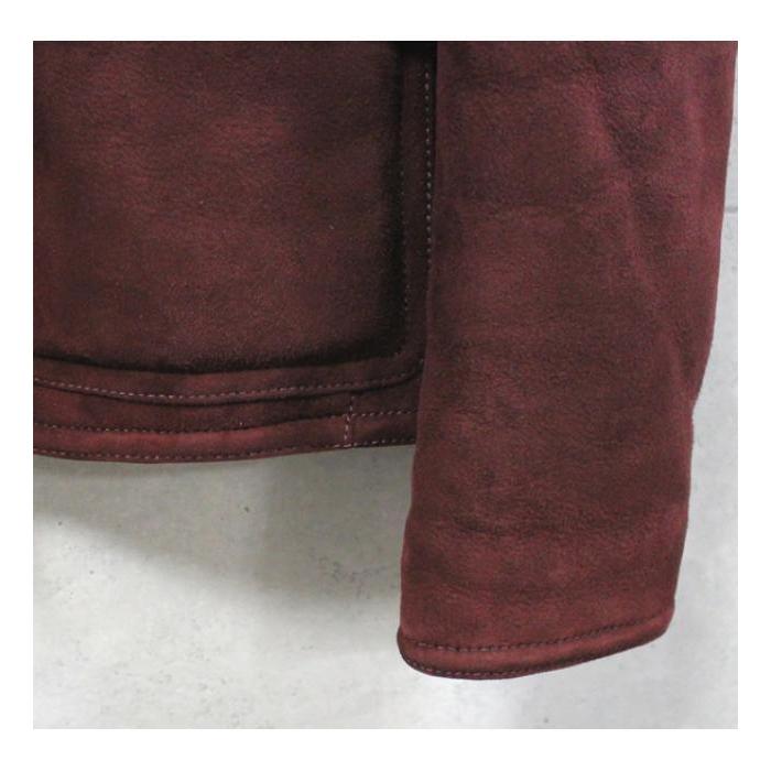 GUCCI SALE 美品 グッチ メンズ スエードジャケット ボルドー