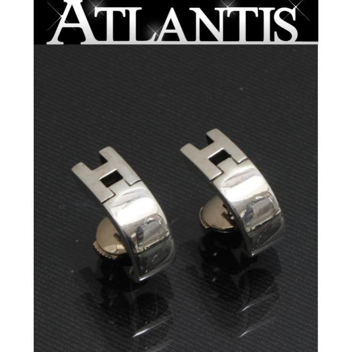 HERMES 美品 エルメス ヘラクレス ピアス SV925×WG : atlantis