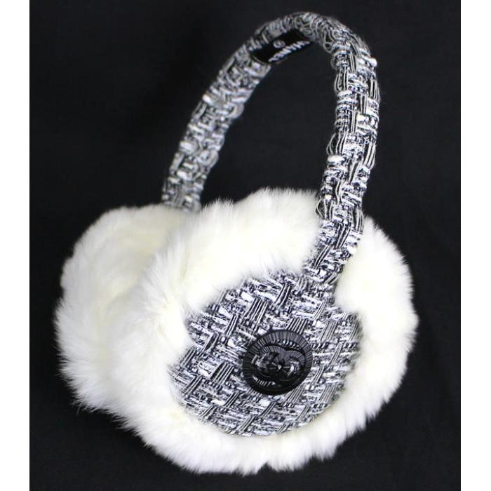 CHANEL（シャネル） 美品 ツイード イヤーマフラー 耳あて ココマーク