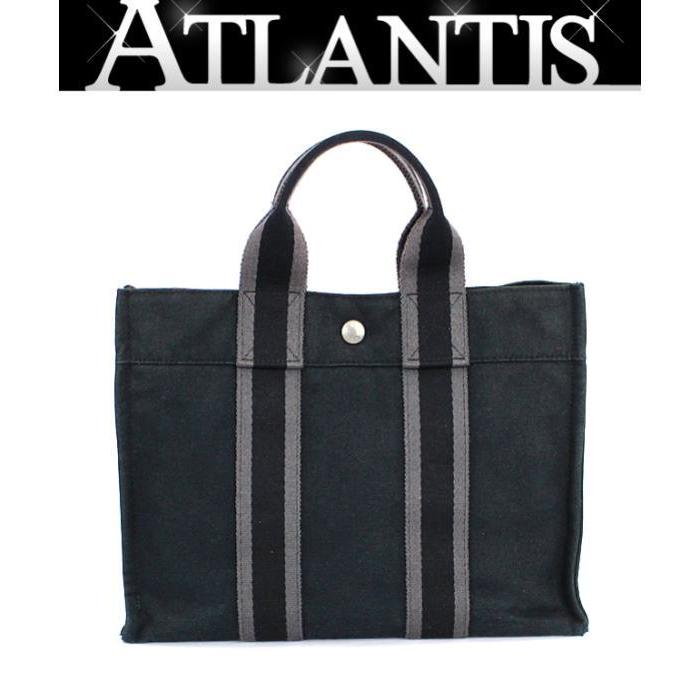 エルメス HERMES フールトゥPM ハンドバッグ ミニ トートバッグ 黒