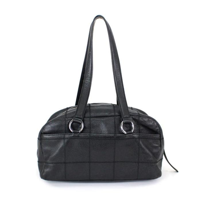 CHANEL（シャネル） 在庫処分 大SALE チョコバー ボストンバッグ 黒