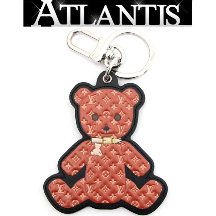 在庫処分 大SALE 極美品 ルイヴィトン LOUIS VUITTON レア ポルト クレ テディベア チャーム キーホルダー キーリング モノグラム  M00342 :056260:atlantis - 通販 - Yahoo!ショッピング