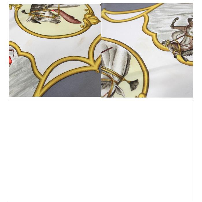 HERMES（エルメス） SALE 美品 カレ90 スカーフ LES CHEVAUX DES