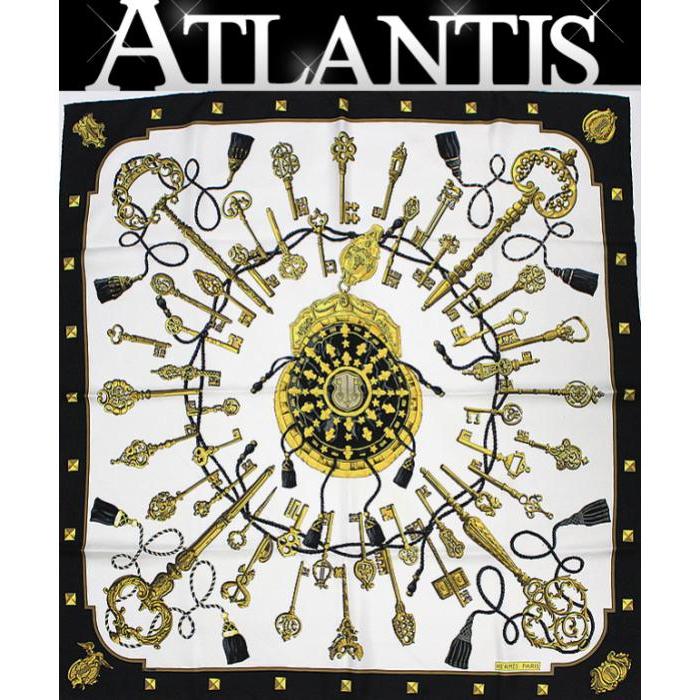 美品 エルメス HERMES カレ90 スカーフ Les Cles 鍵柄 黒×白 :056283:atlantis - 通販 - Yahoo!ショッピング 美品 エルメス HERMES カレ90 スカーフ Les Cles 鍵柄 黒×白 :056283:atlantis - 通販 - Yahoo!ショッピング