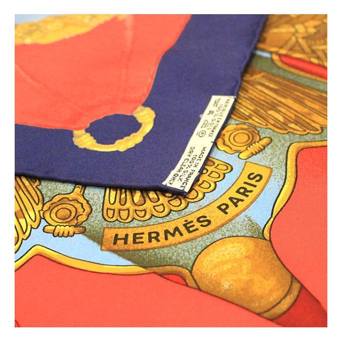 HERMES（エルメス） SALE 美品 カレ90 スカーフ SOLEIL DE SOIE シルク