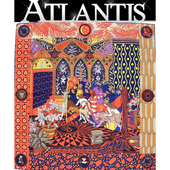 エルメス Hermes カレ90 アマゾンのダンス HERMES（エルメス） SALE 美品 カレ90 スカーフ La Danse des Amazones