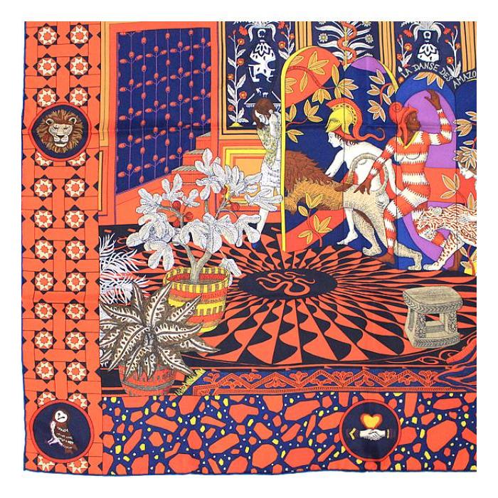 HERMES（エルメス） SALE 美品 カレ90 スカーフ La Danse des Amazones