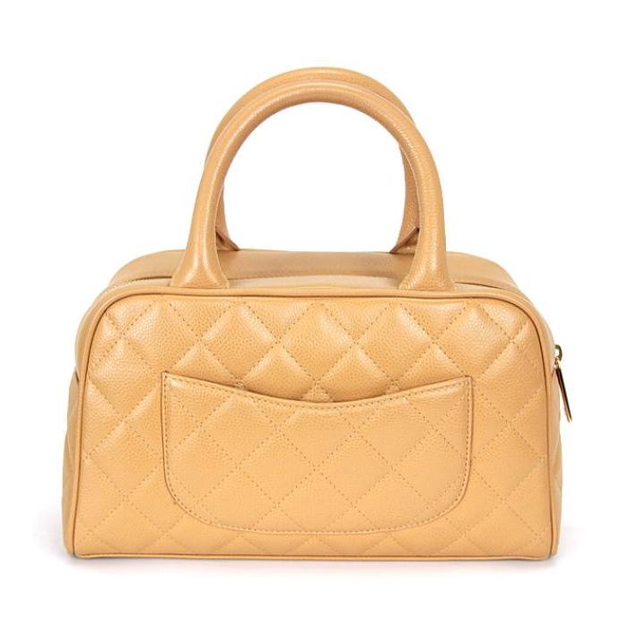 入手困難】CHANEL ミニボストン キャビアスキン ミニハンドバッグ