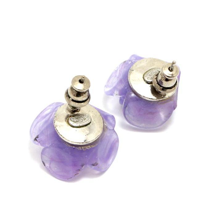 CHANEL（シャネル） SALE カメリア ピアス プラスチック 01P