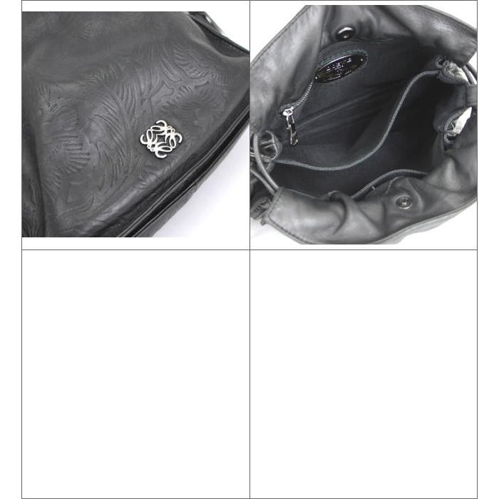 LOEWE（ロエベ） 美品 フラメンコ22 ショルダーバッグ レザー 黒 