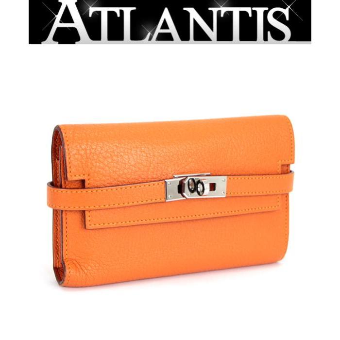 SALE 美品 エルメス HERMES ケリーウォレット コンパクト 三つ折り財布 