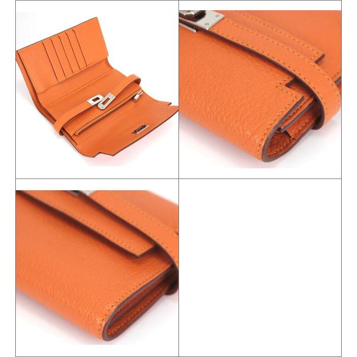SALE 美品 エルメス HERMES ケリーウォレット コンパクト 三つ折り財布 