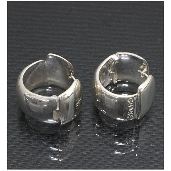 CHANEL（シャネル） シルバー フープピアス シルバー925 : atlantis