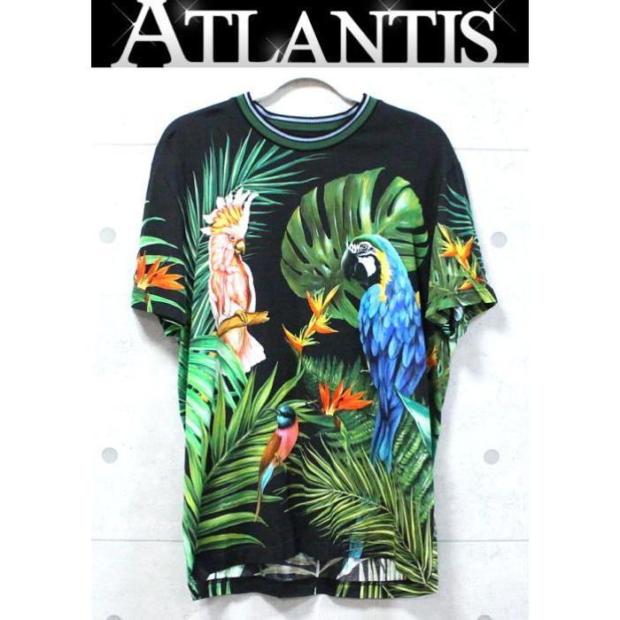 DOLCE & GABBANA 花と鳥プリント Tシャツ 54 DOLCE & GABBANA 花と鳥プリント Tシャツ 54 - メルカリ