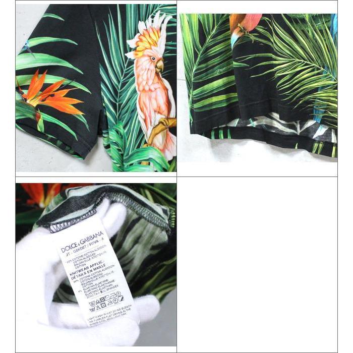DOLCE & GABBANA 花と鳥プリント Tシャツ 54 DOLCE&GABBANA(ドルチェ&ガッバーナドルガバ) LA SICILE Baroque