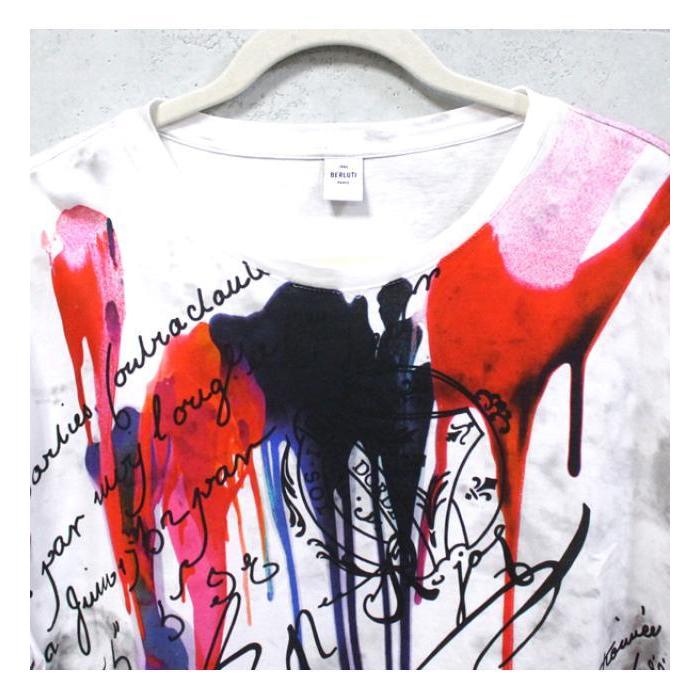 BERLUTI ベルルッティ　カリグラフィTシャツ Berluti（ベルルッティ） メンズ カリグラフィ Tシャツ sizeXL