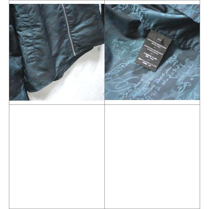 美品 ベルルッティ Berluti メンズ カリグラフィ ナイロン パーカー グリーン 【レイヤードボンバージャケットブルゾン】 size:A50